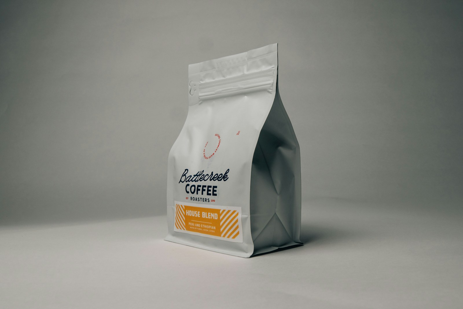 Bag of coffee beans