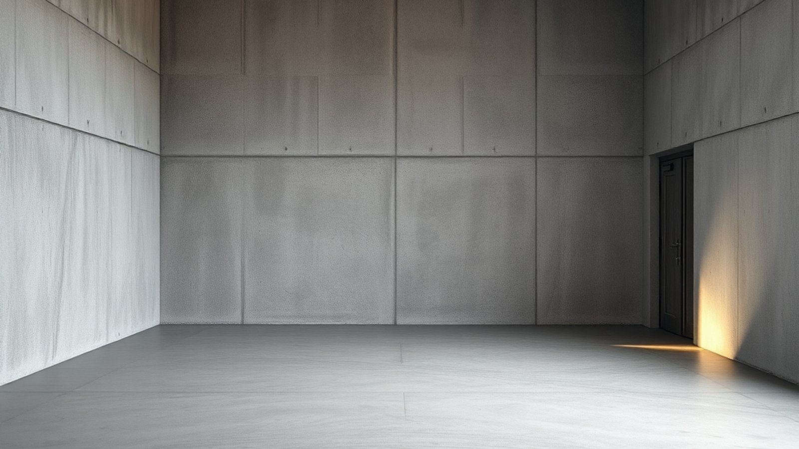 Concrete building façade